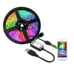 playground.pazari4all.gr-Αδιάβροχη ταινία LED 5050 USB 5V/13W IP64, RGB, 5m Χωρίς Τηλεχειριστήριο RIXME