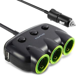 playground.pazari4all.gr-Φορτιστής Αυτοκινήτου 1xUSB 3xΑναπτήρα Awei C-35 2.1A – Μαύρο