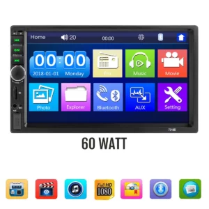 7018B Ηχοσύστημα Αυτοκινήτου Universal 2DIN (Bluetooth/USB/AUX) με Οθόνη Αφής 7".-playground.pazari4all.gr