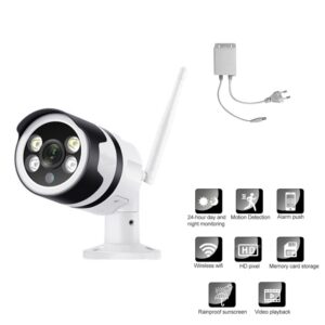 pazari4all -IP Κάμερα Παρακολούθησης Wi-Fi 1080p Αδιάβροχη με Φακό 3.6mm Jortan JT-82216