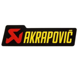 pazari4all - Αυτοκόλλητο Αλουμινίου HEATPROOF Akrapovic  15cmX4cm - ΟΕΜ